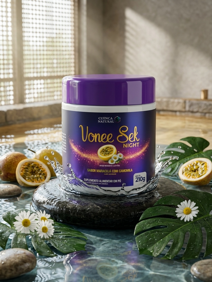 Vonee Sek Night (Maracujá + Camomila) Cuenca Natural - melatonina - Cuenca Natural