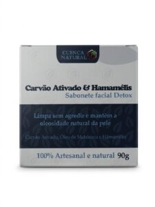 Sabonete Facial Detox Carvão & Hamamélis Cuenca Natural - sabonete facial - Cuenca Natural - Foto 2