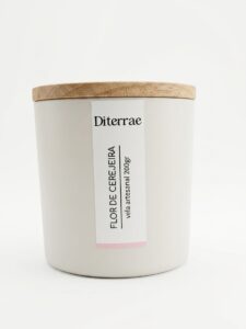 Vela Flor de Cerejeira Di Terrae - velas aromáticas - Cuenca Natural - Foto 2