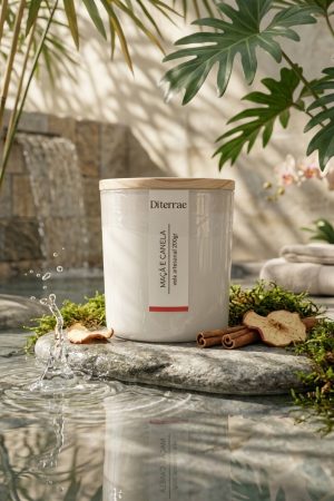 Vela Maca e Canela Di Terrae - velas aromáticas - Cuenca Natural