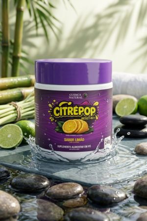 Citrépop Reset 40+ (Sabor Limão) Cuenca Natural - suplemento para menopausa - Cuenca Natural