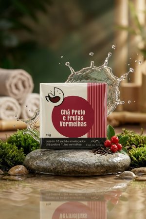 Chá Preto com Frutas Vermelhas Cha da Serra - chá preto - Cuenca Natural