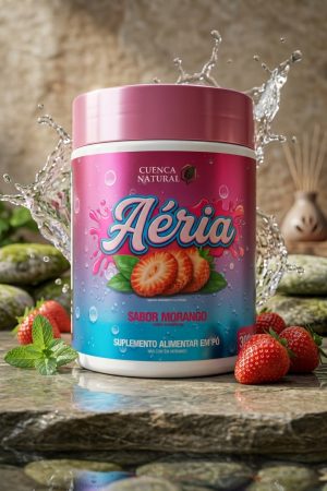 Aéria (Sabor Morango) Cuenca Natural - psyllium - Cuenca Natural